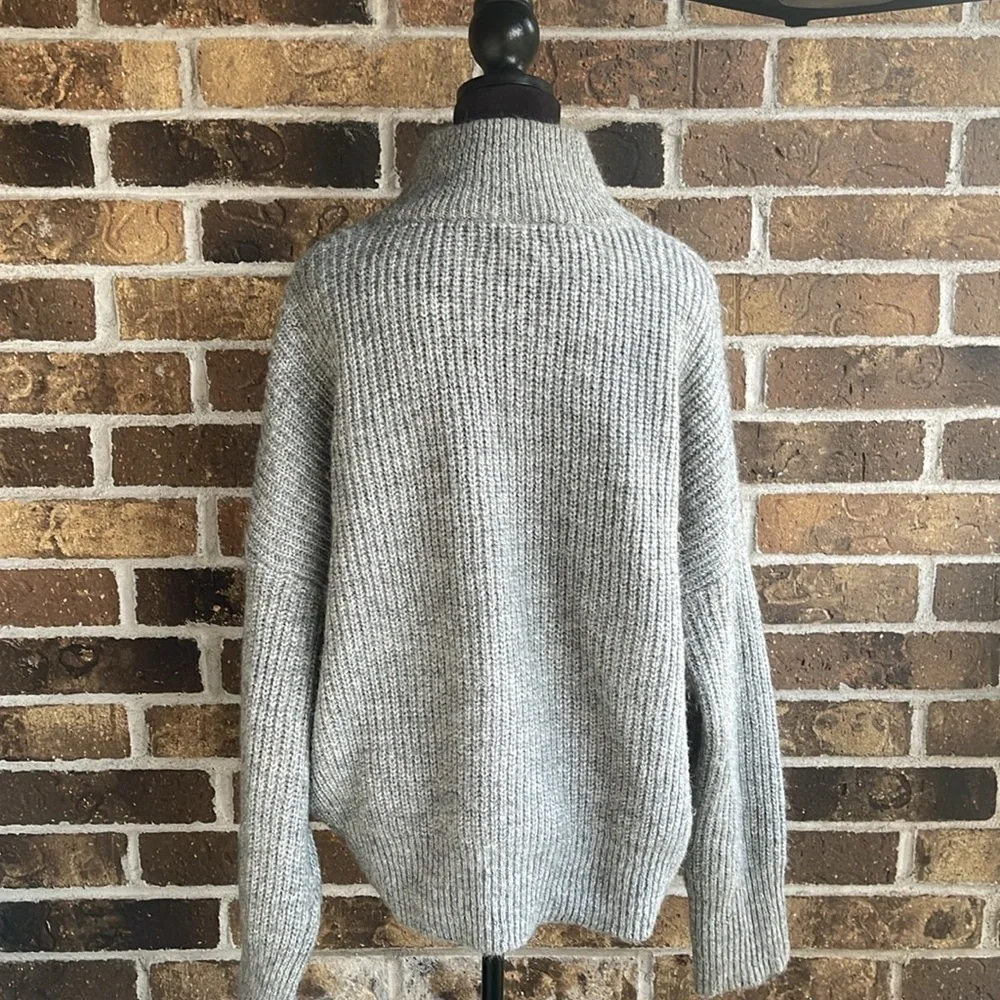 Calvin Klein Women's Mock Neck Logo Sweaters - Picture 7 of 9